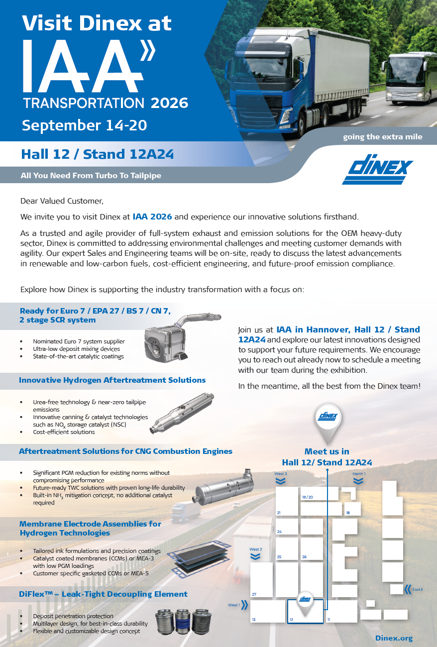 Dinex invitation for IAA 2026
