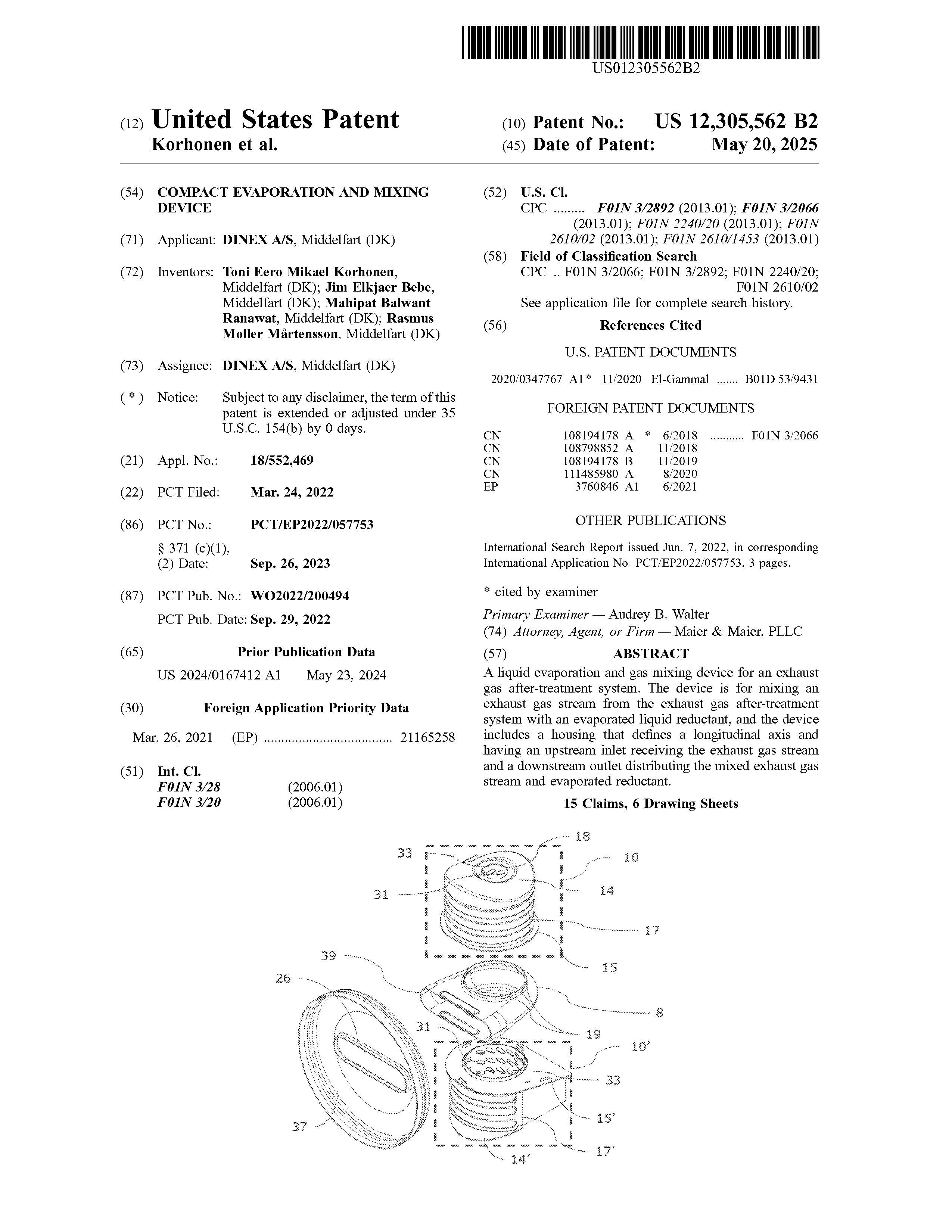 Compact Evaporation and Mixing Device