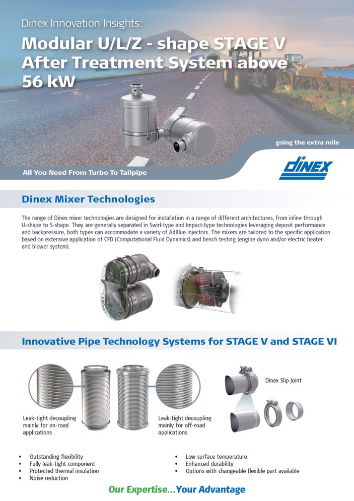Exhaust Aftertreatment Solutions for Stage V Standards